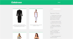 Desktop Screenshot of clothdresses.com